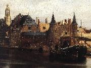 VERMEER VAN DELFT, Jan View of Delft (detail) et oil